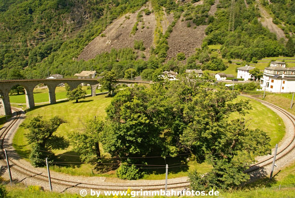 Brusio Kreiskehrviadukt