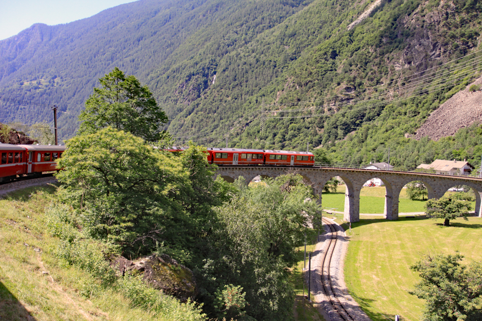 Faszination Kehrkreisviadukt Brusio