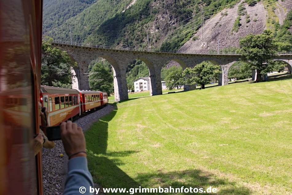 Brusio Kreiskehrviadukt