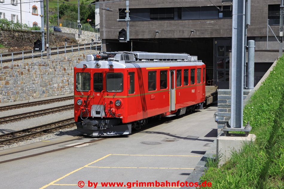 Triebwagen 46 in Poschiavo