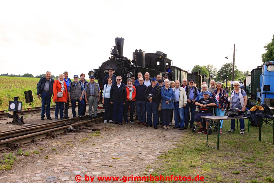 Gruppenfoto in Mesendorf mit 99 608
