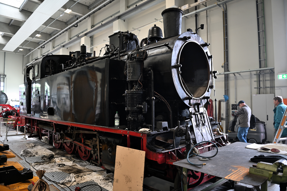99 4011 in der Werkstatt