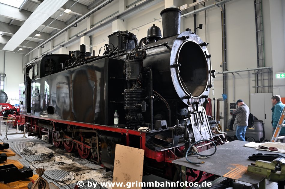 99 4011 in der Werkstatt