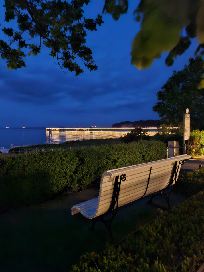 Ostseebad Binz in der Dämmerung