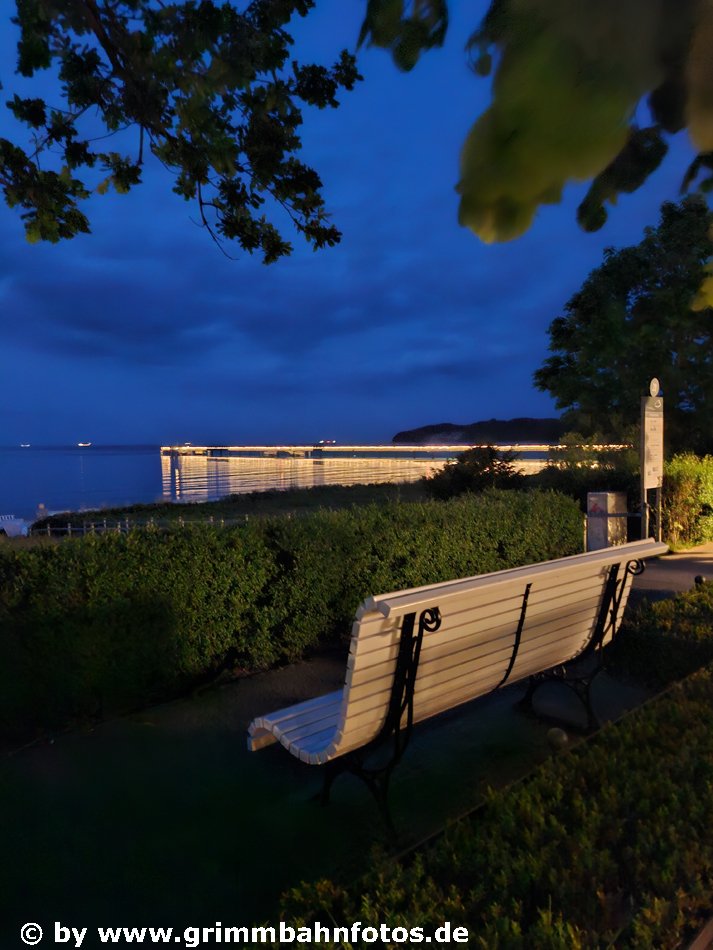 Ostseebad Binz in der Dämmerung