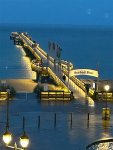Seebrücke Binz bei Wind und Wetter