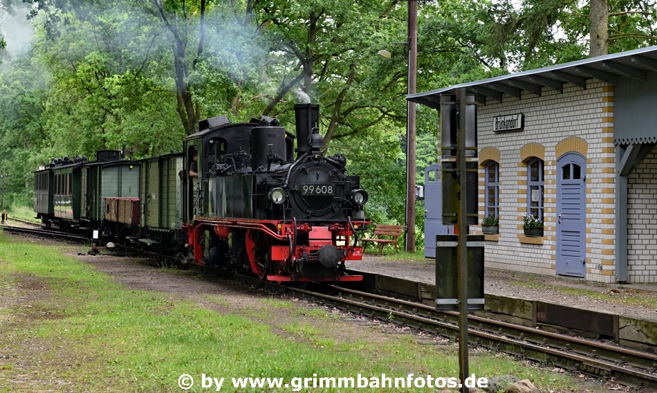 Sächsische IV 99 608 in Brünkendorf - Pollo