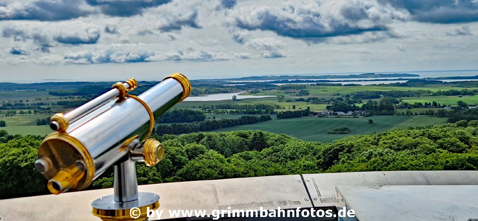 Herrlicher Blick vom Jagdschlß Granitz