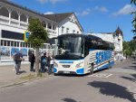 Unser Bus am Einstiegsort Edeka Preller BInz