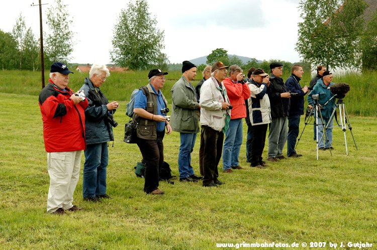 Fotogruppe in Aktion