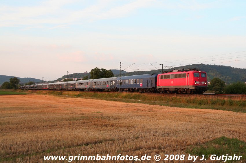 110 231 mit Autozug