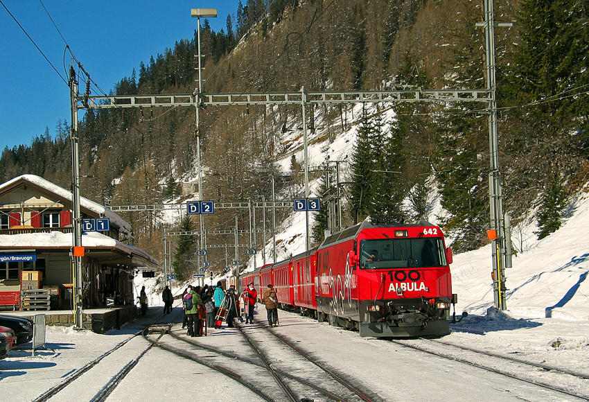 100 Jahre Albula Jubiläumslok Bergün