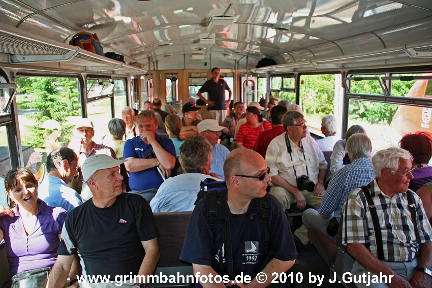 In der Ferkeltaxe unterwegs