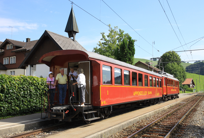 Bahnromantik in Gonten