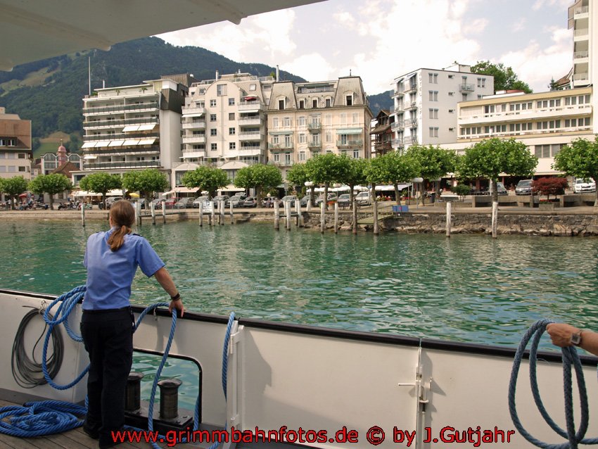 Landungsvorbereitung vor unseren Hotels