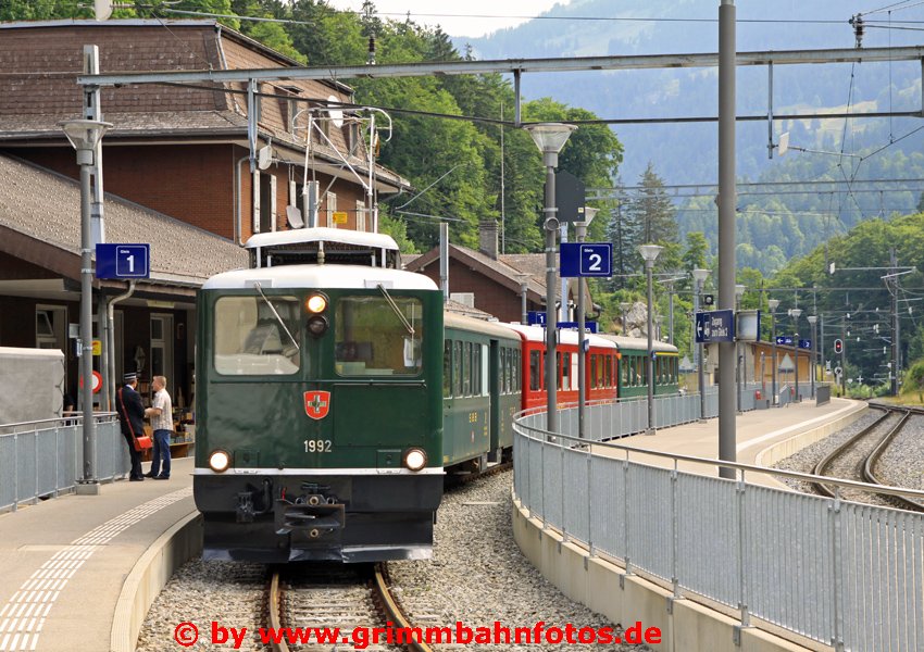 Brünig Pass Grimm - Sonderzug mit Muni