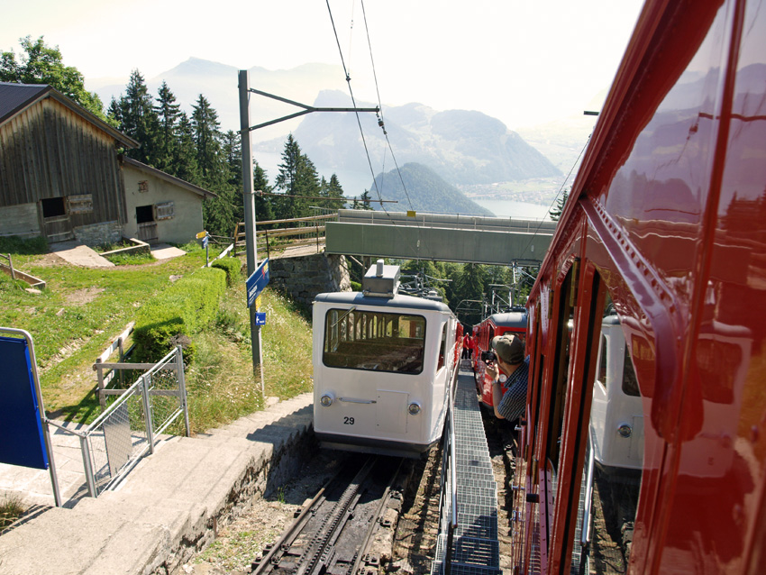 Jo knipst Pilatusbahn Albino