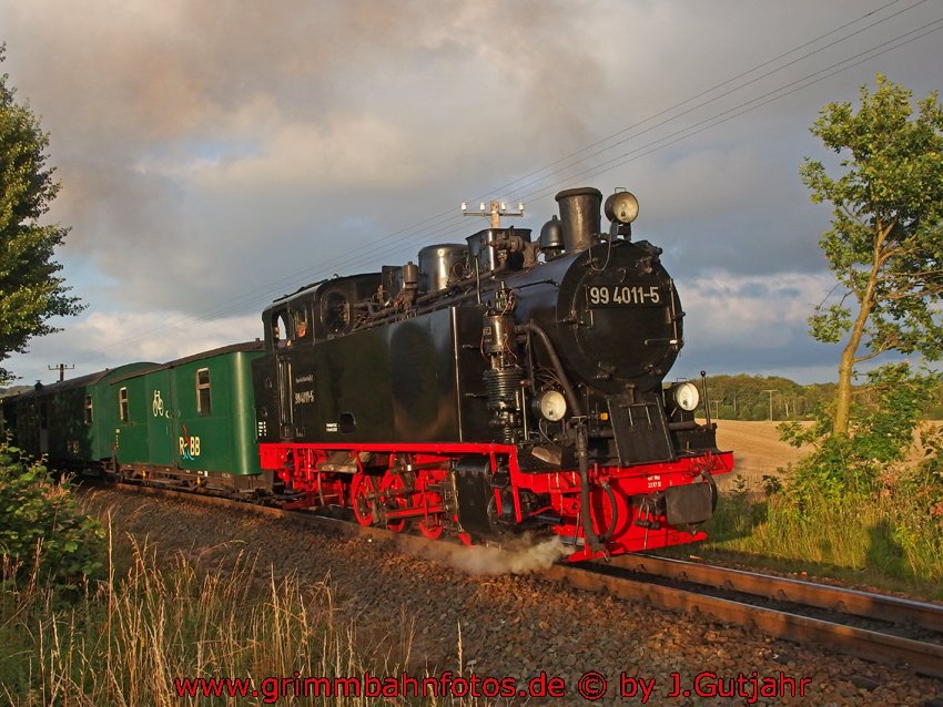 99 4011 vor Garftitz Rügen