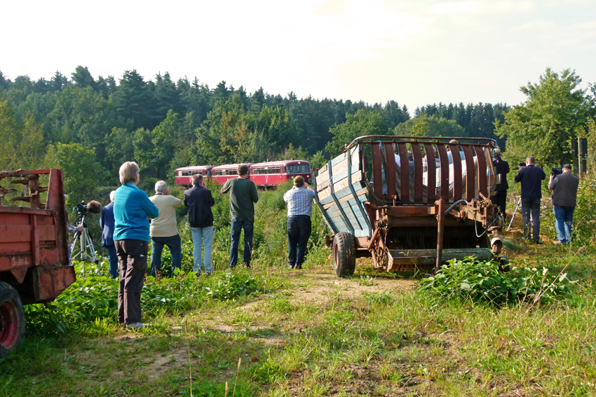 Fotohalt vor Tiefenbach