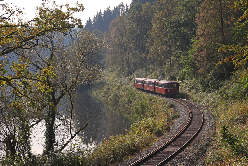 Sonderzug an der Ilz