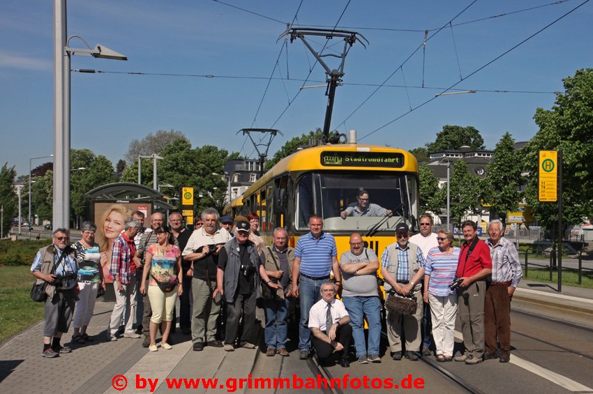 Gruppenfoto mit Tatra