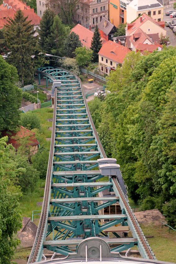 Bergschwebebahn perspektivisch