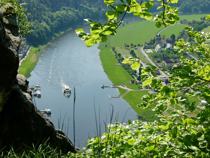 Basteiblick nach Rathen