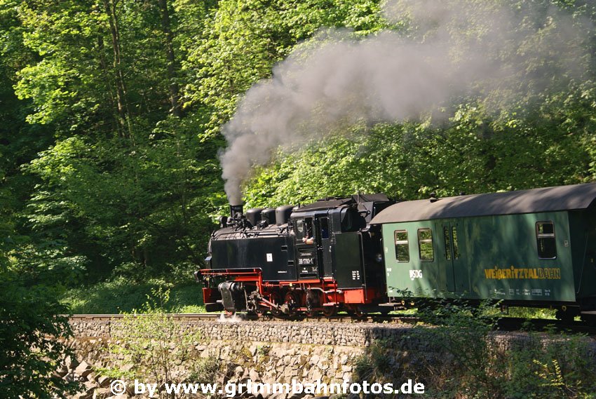 Bergan mit der Weisseritztalbahn