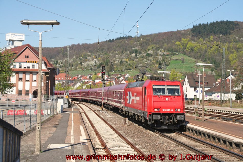 Euroexpresszug mit HGK Weinheim