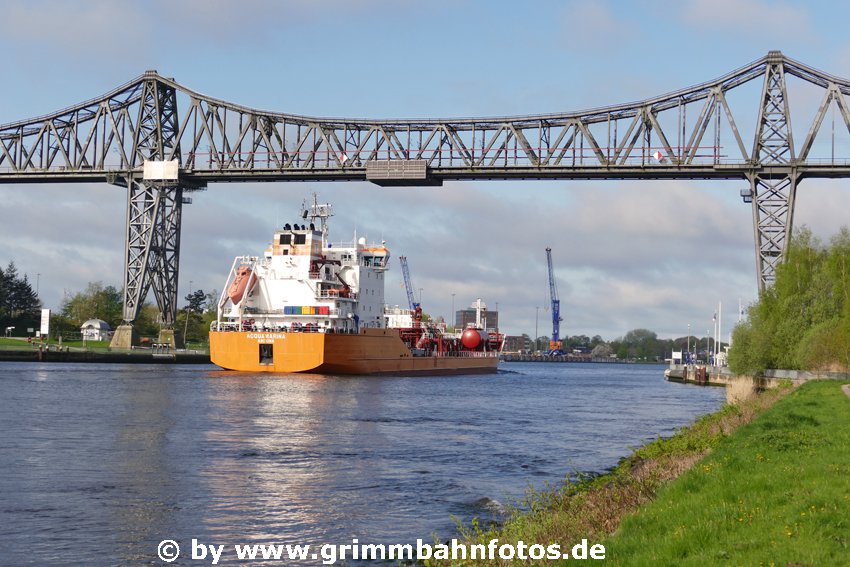 Rendsburger Hochbrücke mit Acqua Marina