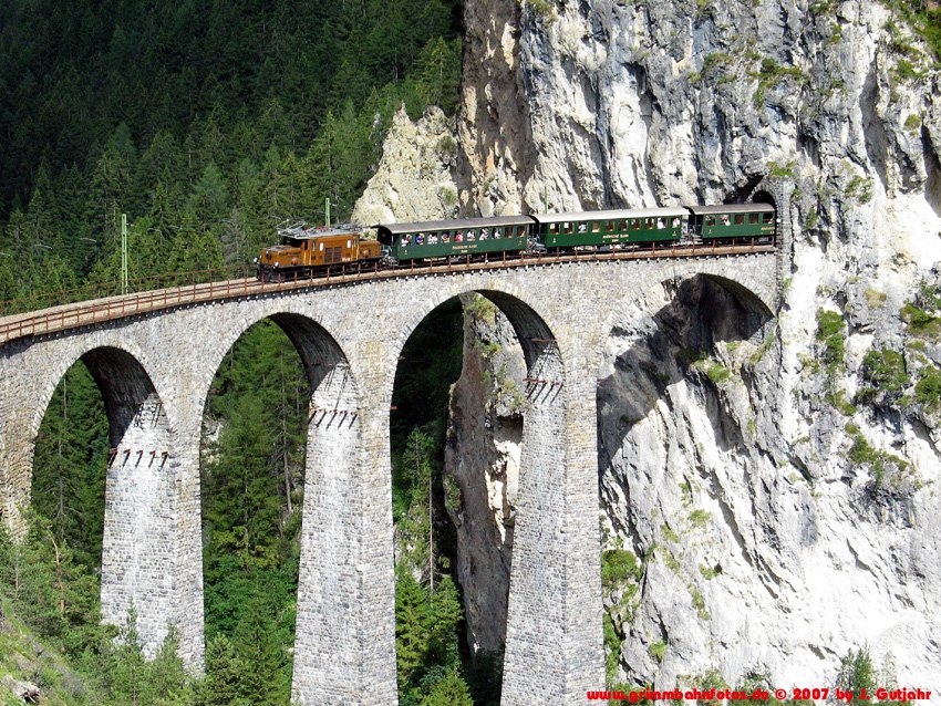05.07.2003, RhB 414, Landwasserviadukt