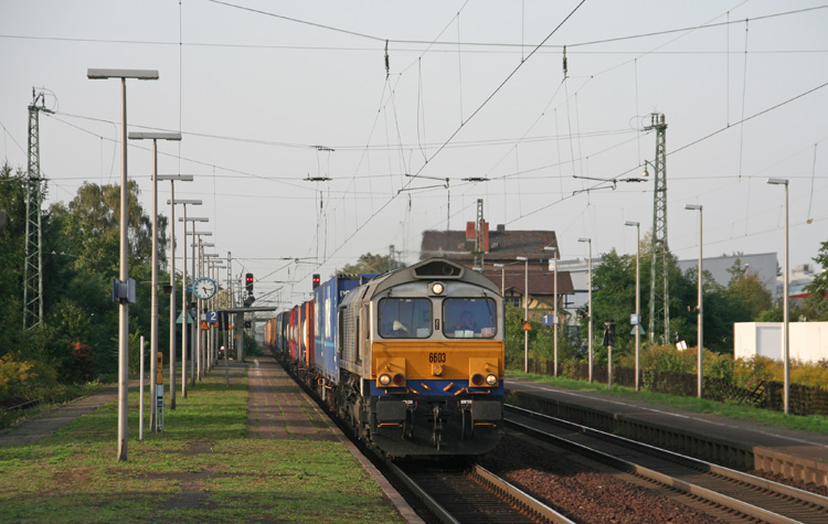 Class 66 in Bensheim Auerbach