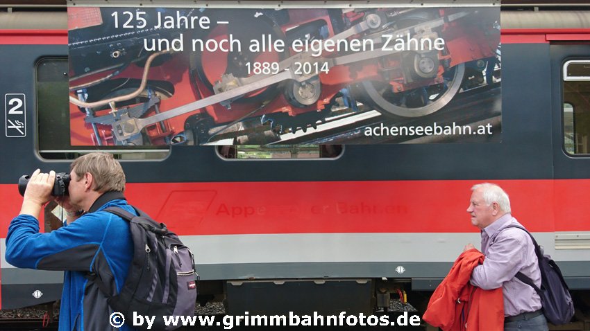 Achenseebahn kleiner Scherz am Rande