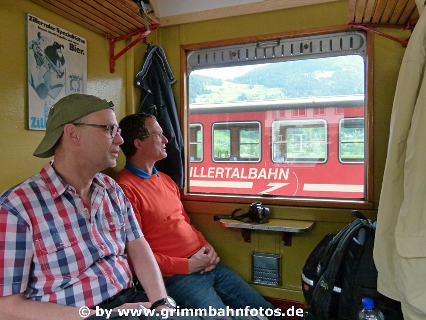 Bahnfahrt mit der Zillertalbahn