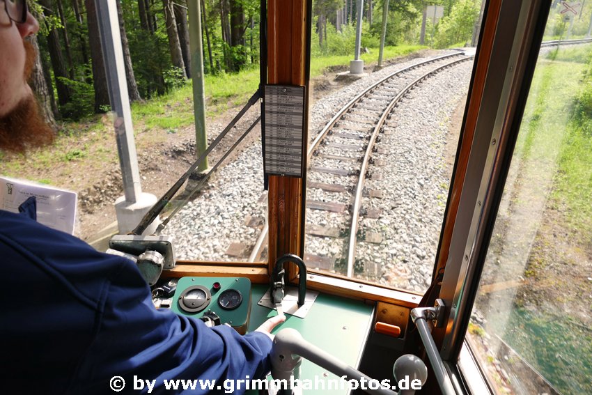 Blick auf die Strecke nach Igels