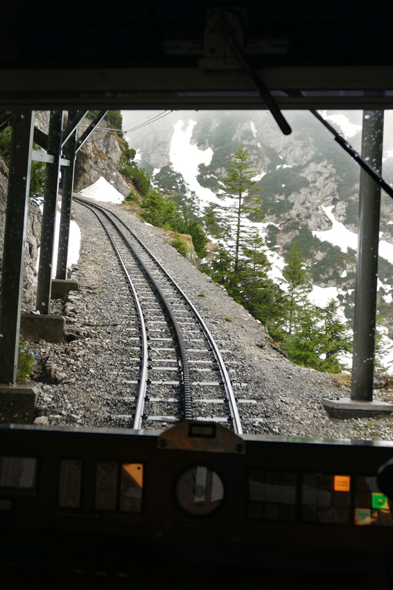 Talwärts mit der Wendelsteinbahn