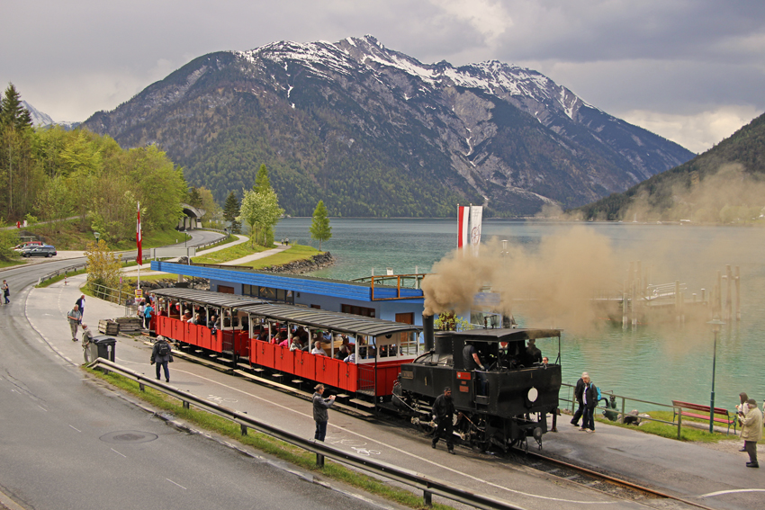 Postkartenmotiv Achenseebahn