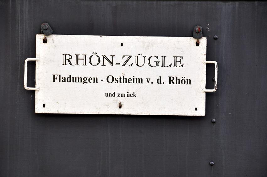 Zugschild Röhn Zügle