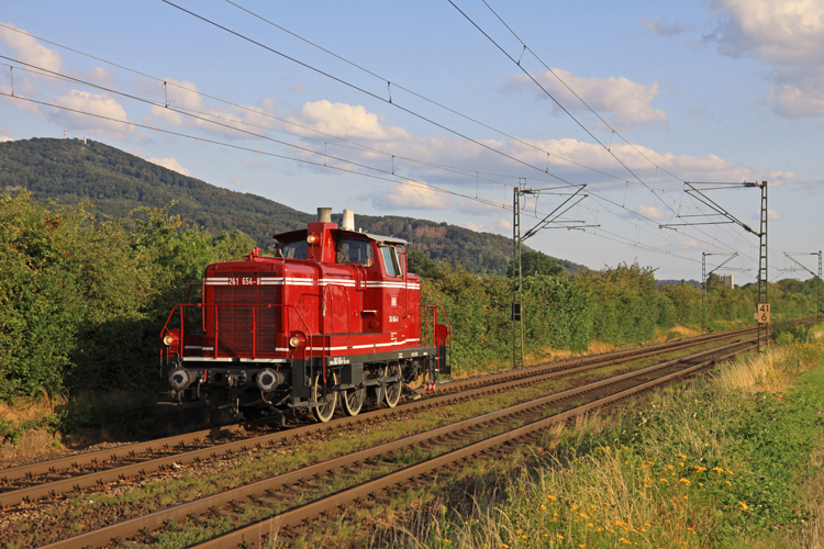 Stangen Diesellok 261 654 Bickenbach