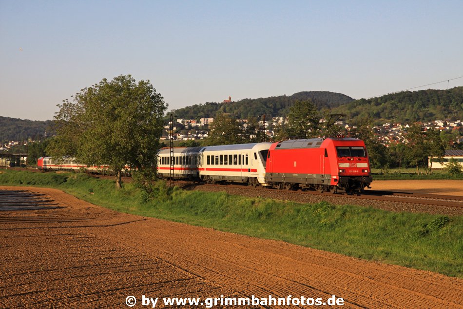 IC mit 101 118 bei Großsachsen-Heddesheim