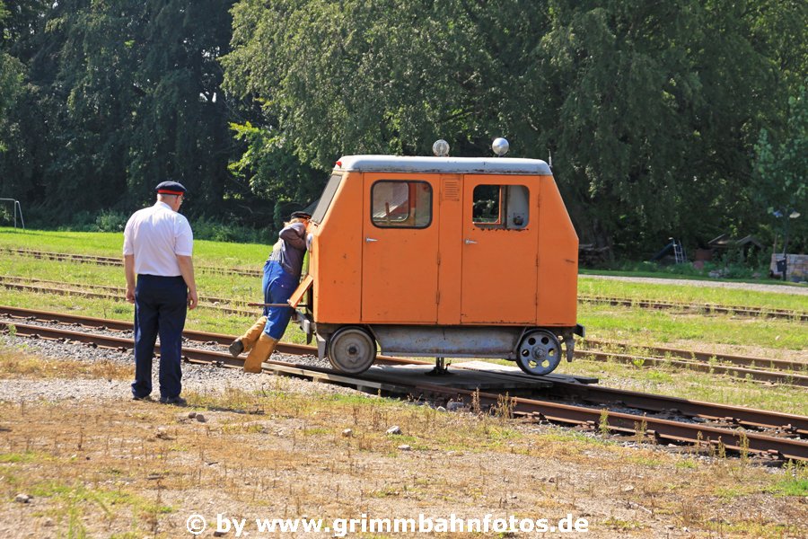 Draisine drehen in St. Olof