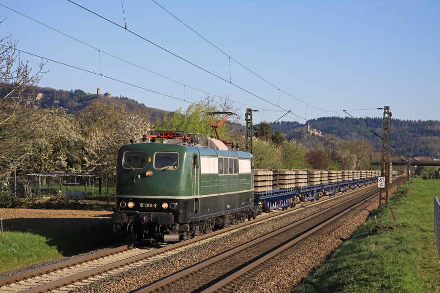 151 016 Bayern Bahn bei Weinheim