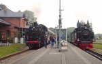 86 1774 der Press trifft 99 782 der RÜBB in Putbus