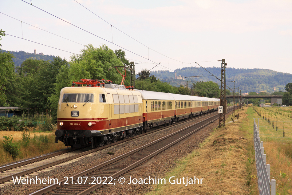 103 245 mit TEE Weinheim Sulzbach