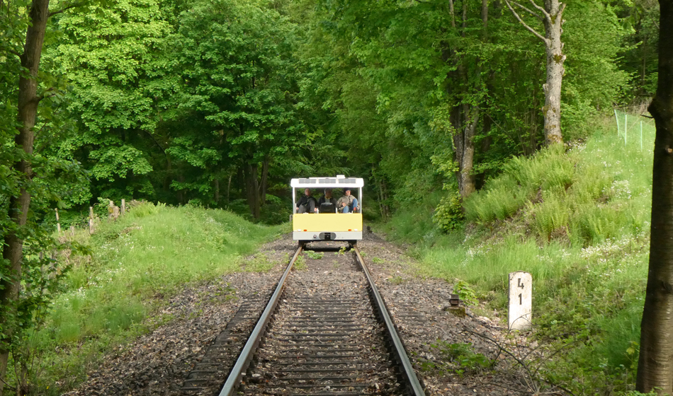 Solardraisine Überwaldbahn