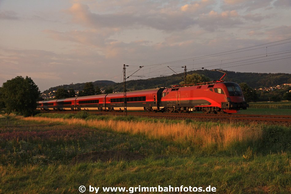 Rail Jet mit ÖBB 1116.240 Main Neckar Bahn