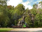 Gastlok bei der Feldbahn Blankenberg