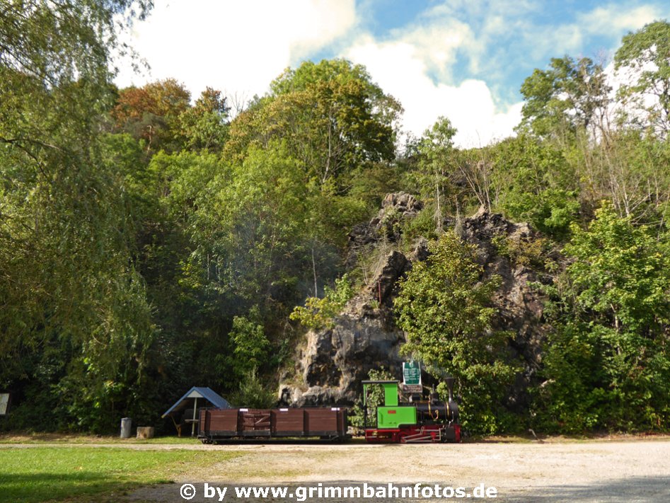 Gastlok bei der Feldbahn Blankenberg