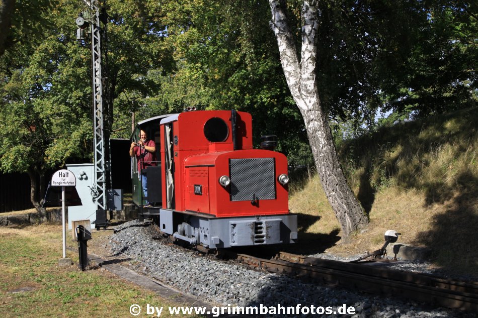 Mit der Feldbahn durchs Museumsgelände