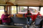 Busfahrer im Schienenbus